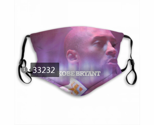 2021 NBA Los Angeles Lakers #24 kobe bryant 33232 Dust mask with filter->nba dust mask->Sports Accessory